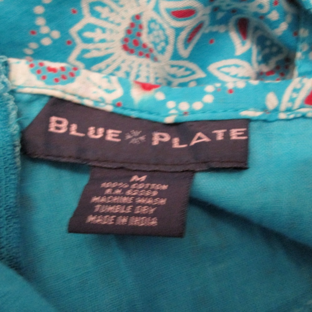 Blue Plate Sundress M - Picture 3 of 3